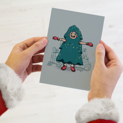 Cute Funny Christmas Card by Vanilla Wind