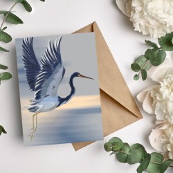 Original Heron Greeting Card