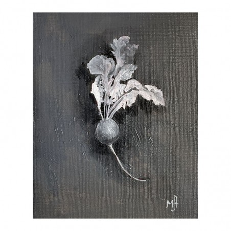 Garden Radish, Still Life Oil Painting