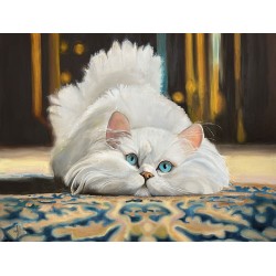 White Cat, Painting