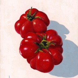 Tomatoes, Oil Painting