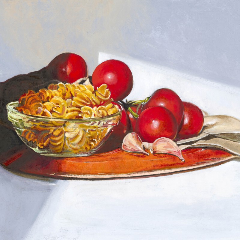 Still Life With Cherry Tomatoes Oil Painting