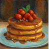 Pancakes Oil Painting